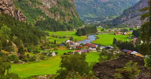 Take a vacation to Trollfjord to get up close with the Norwegian cliffs of Europe